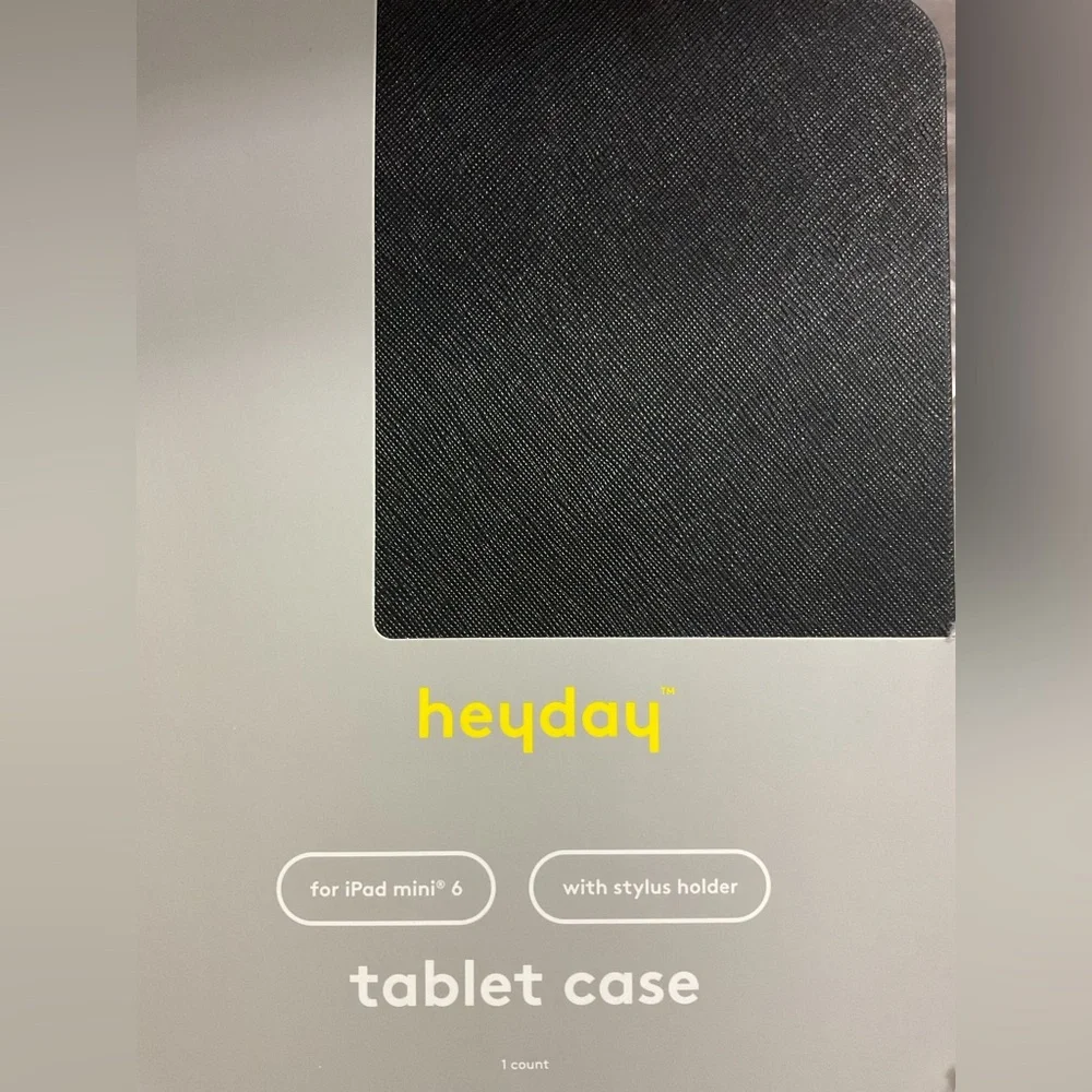 Heyday Black Tablet Case for iPad Mini 6